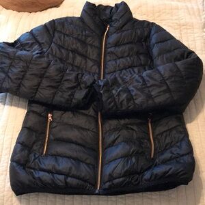 Black Cherokee puffer coat